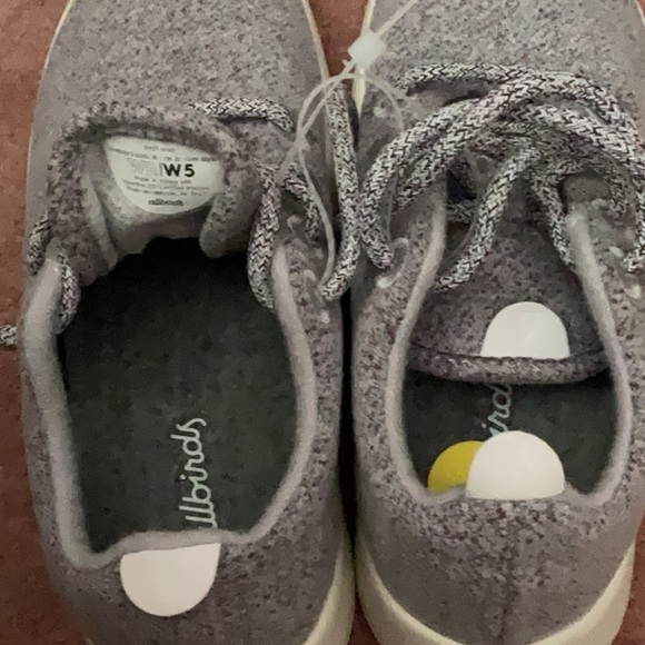 Allbirds purple gray woolrunner shoes sneakers size 5 - Picture 4 of 5